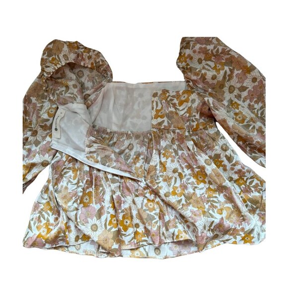 The Impeccable Pig Floral blouse size small - Picture 4 of 14